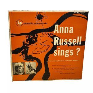 Anna Russell Sings (Vinyl, 1953) Columbia Masterworks ML 4594 Fair LP Record